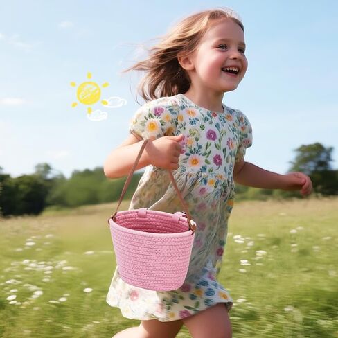 Kids Front Bike Basket with Removable Handle - Easy No-Tools Installation for Bicycle, Scooter, Tricycle & Balance Bike Gift for Girls and Boys Ages 3-13 in Saudi Arabia