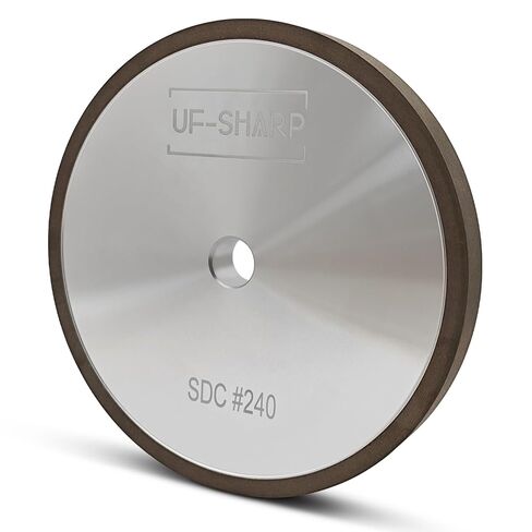 Resin Diamond Grinding Wheel for Twice as Sharp, 800 Grit, 5 inch Dia, 1/2 inch Thick, 1/2 inch Arbor (5 inch, 800, Medium) in Kuwait