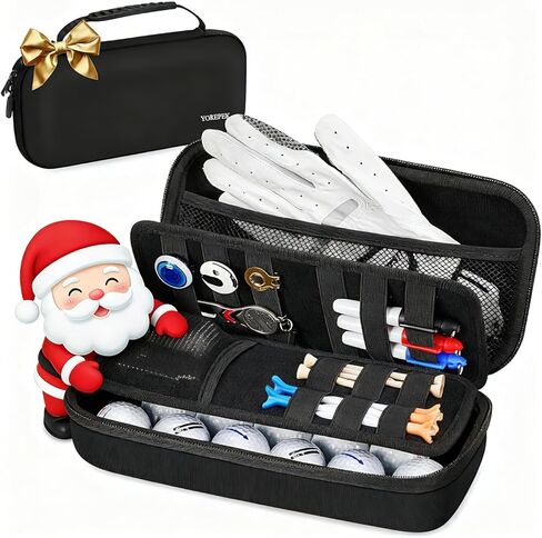 YOREPEK Large 2 Layer Golf Trunk Organizer Golf Glove Holder Black in Saudi Arabia
