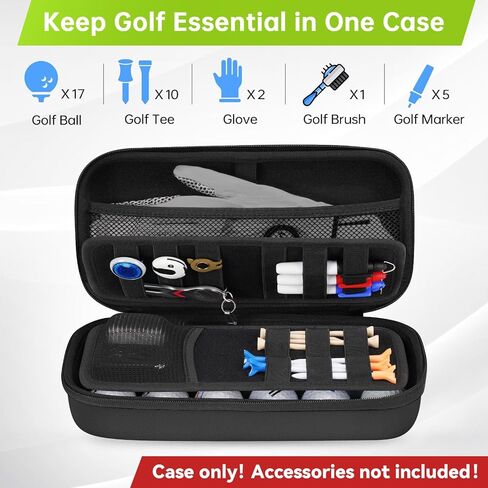 YOREPEK Large 2 Layer Golf Trunk Organizer Golf Glove Holder Black in Saudi Arabia