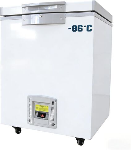 HNZXIB -86° Ultra-Low Temp Freezer for Sample Storage (28L), -136℉ ULT Fridge for Scientific Research, Extreme-Cold Laboratory Deep-Freeze Chamber, Cryogenic Biomedical Storage Refrigerator in Kuwait