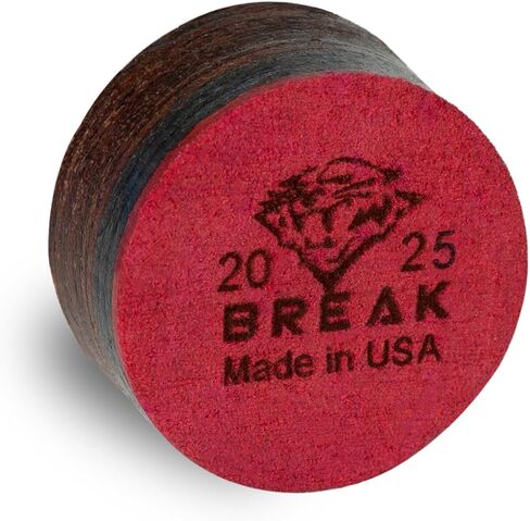 TigerProducts Tiger Laminated Pool Billiard Break CUE TIP - Super Hard - 13 or 15 mm in Saudi Arabia
