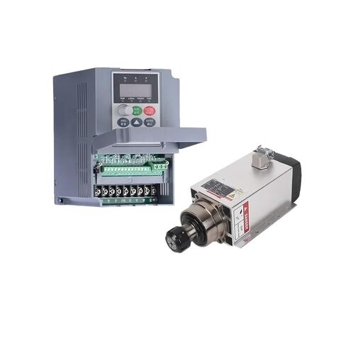 380V 2.2KW 3HP Square Spindle Motor Air Cooled 4 Bearings + 3kw VFD Inverter + ER20 Chuck Kit in Saudi Arabia
