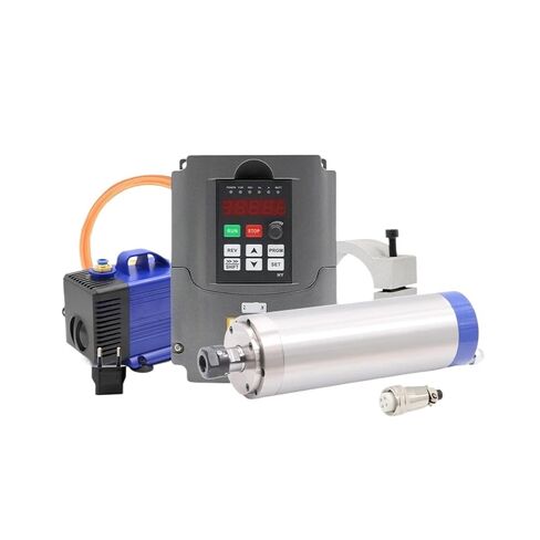1.5kw ER16 Water Cooled Spindle 65mm 4 Piece Bearing 0.01mm Precision and Frequency Drive 75W Pump 65mm Bracket(220V) in Saudi Arabia