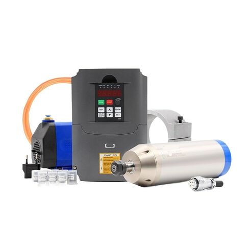 3.2kw ER20 Water Cooled Spindle kit 220v / 380v 3.2kw & 4kw Inverter & 100mm Spindle Bracket & 75w Water Pump 5m Pipe(Ceramic Ball Bearing,220v) in Saudi Arabia