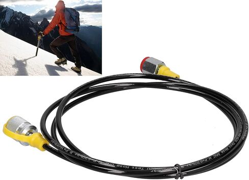 M16x2 1/4BSP Low Pressure Hose, Quick Connect, Black, High Pressure Durability, Oil Proof, for Nitrogen Charging Pressure Testing in Saudi Arabia