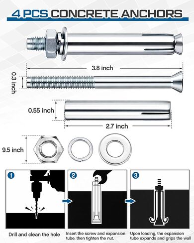 قطعتان من مصدات مطاطية مغلفة للشاحنة، مصدات منصة التحميل مجهزة بمرساة إسفينية مطلية بالزنك على شكل حرف D من أجل وسائد التوسيد المطاطية في أرصفة تحميل الشاحنات (14 بوصة × 10 بوصة × 4.5 بوصة) in Kuwait