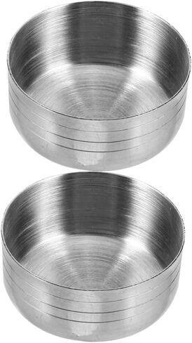 Zerodeko 2pcs Stainless Steel Shaker Lid Reusable Cup Lids Cocktail Shaker Covers for Bartending in Saudi Arabia