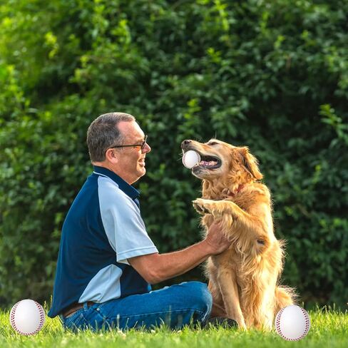 12 حزمة من كرات البيسبول الرغوية كرات البيسبول الناعمة مع حقيبة شبكية للاعبين المراهقين، تدريب الكرة الرياضية، كرة الضرب الآمنة، الضرب والميدان في الأماكن المغلقة والخارجية باللون الأبيض in Kuwait