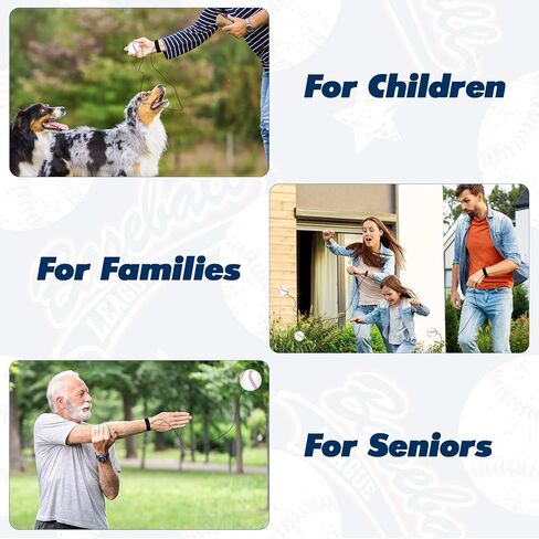 16 قطعة من كرة إرجاع المعصم مقاس 2.3 بوصة كرات البيسبول التفاعلية على سلك مرن لممارسة تمارين المعصم الرياضية وحفلات البيسبول والأنشطة الخارجية الممتعة in Kuwait