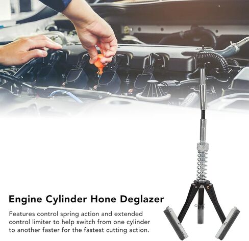 3 Piece Engine Cylinder Hone Tool, 220 Grit Deglazer for 1 1 4in to 3 2in Bores, Adjustable Brake Cylinder Honing Tool for Automotive Small Engines in Saudi Arabia
