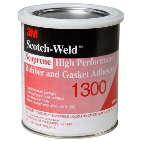 3M Neoprene High Performance Rubber and Gasket Adhesive 1300, Yellow in Saudi Arabia