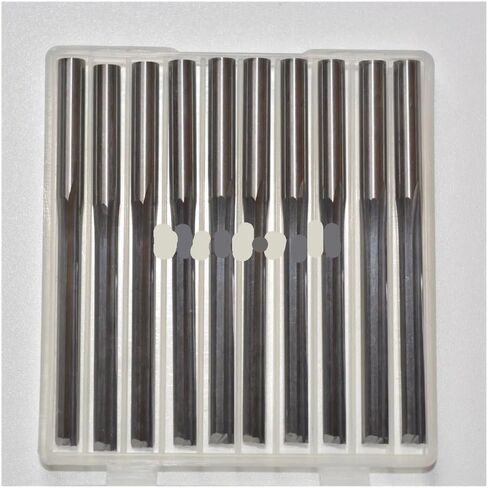 4mm*32mm-10PCS, Cnc Tungsten Solid Carbide End Mill,woodworking Router Bit,2 Flutes Straight Milling Cutter,wood Cuttter in Saudi Arabia