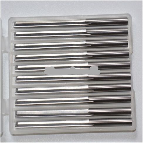 4mm*32mm-10PCS, Cnc Tungsten Solid Carbide End Mill,woodworking Router Bit,2 Flutes Straight Milling Cutter,wood Cuttter in Saudi Arabia