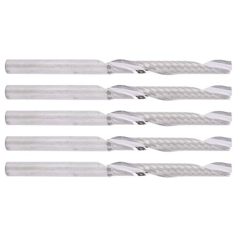 5 قطع مستقيمة عرقوب نهاية المطاحن واحدة الناي لولبية قاطعة المطحنة أداة 3.175x3.175x25x50 مللي متر التنغستن الصلب صلابة عالية مرآة مصقول شفرة لنحت الخشب in Saudi Arabia