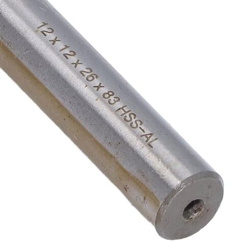 4 Flute Milling Cutter High Speed Steel Straight Shank End Mill Cutters 12x12x26x83mm for Embossing Acrylic PVC MDF Hardwood in Saudi Arabia