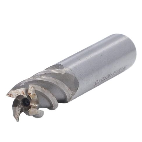 4 Flute Milling Cutter High Speed Steel Straight Shank End Mill Cutters 12x12x26x83mm for Embossing Acrylic PVC MDF Hardwood in Saudi Arabia
