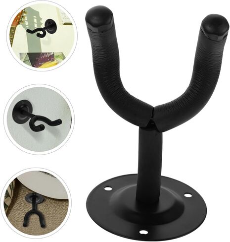 jojofuny Versatile Musical Instrument Rack Ukulele Hanger Violin Holder Guitar Wall Hanger Wall Mount Holder in Saudi Arabia