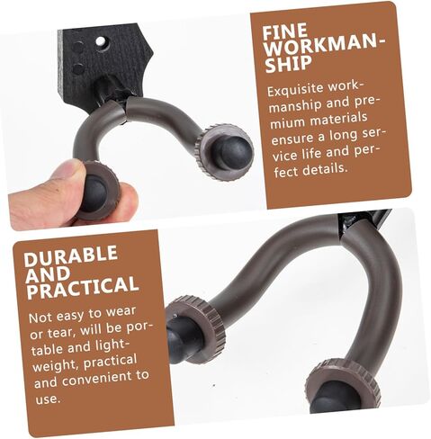 Violin Wall Hanger Violin Holder for Wall Mount Durable and Lightweight Guitar and Ukulele Display Rack for Home Decor and Space Saving in Saudi Arabia