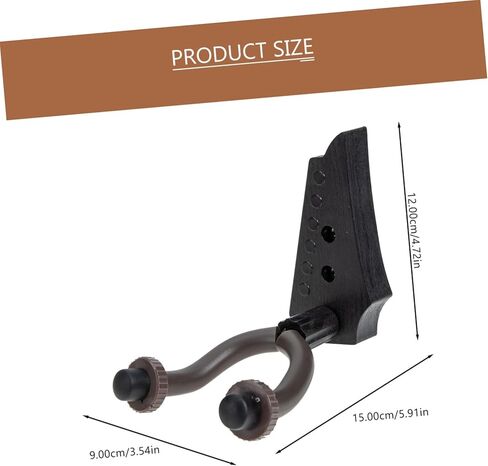 Violin Wall Hanger Violin Holder for Wall Mount Durable and Lightweight Guitar and Ukulele Display Rack for Home Decor and Space Saving in Saudi Arabia
