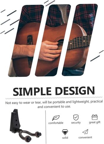 Violin Wall Hanger Violin Holder for Wall Mount Durable and Lightweight Guitar and Ukulele Display Rack for Home Decor and Space Saving in Saudi Arabia
