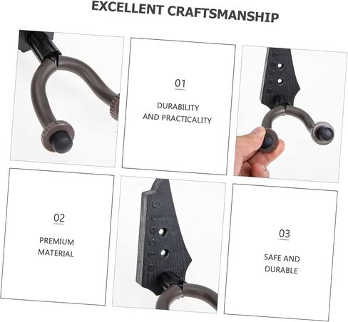 Violin Wall Hanger Violin Holder for Wall Mount Durable and Lightweight Guitar and Ukulele Display Rack for Home Decor and Space Saving in Saudi Arabia