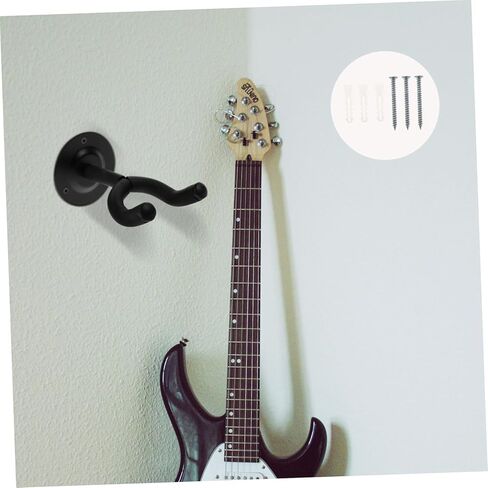 Metal Guitar Wall Mount Hanger for Ukulele Violin Erhu and Hulusi Secure and Stable Instrument Holder with Scratch Resistant Padding Fit for Home in Saudi Arabia