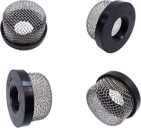 4 Pcs Stainless Steel Mesh Strainer Fits ¾ Inch - 14 Female Thread, Enhancing Filtering and Aeration, Aerator Screen Filter Compatible with Live Well Pumps（Fit 3/4" Thread） in Kuwait