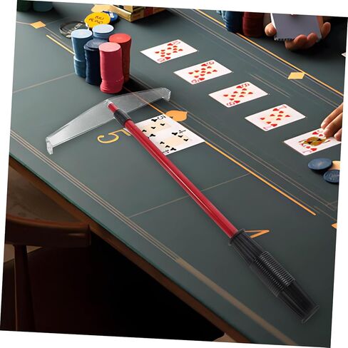 عصا تجميع شرائح البوكر التليسكوبية من BESPORTBLE، ملحق سهل الاستخدام لدفع الرقاقات في المنزل والحفلات المنزلية وألعاب الطاولة، أداة مريحة ومحمولة in Kuwait