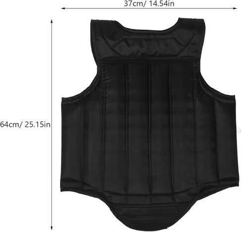 واقي الصدر للملاكمة للبالغين متوسط ​​الحجم أسود اللون لحماية الصدمات وبطانة إسفنجية واقي صدر التايكوندو للتدريب على فنون الدفاع عن النفس in Kuwait