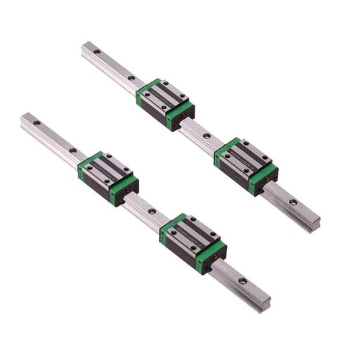 Professional 2PCS HGR20 HGR15 Square Linear Guide Rail+4PCS Slide Bearing Block HGH15CA HGW15CA HGH20CA HGW20CA in Saudi Arabia