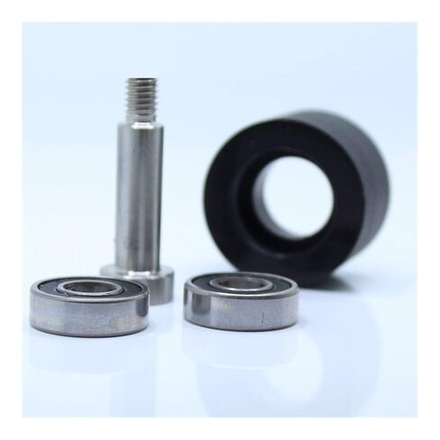 منتجات نقل الطاقة PU 698 Bearing 8x40x30mm عجلة محمل مطلية بالمطاط لآلة عد العملات محامل كروية لعجلة توجيه مقاومة للاهتراء (قطعتان) in Saudi Arabia