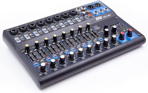 EMB MX12BT 99 DSP 12-Channel Audio Mixer Mixing Console MP3 Sound Desk With Bluetooth in Saudi Arabia