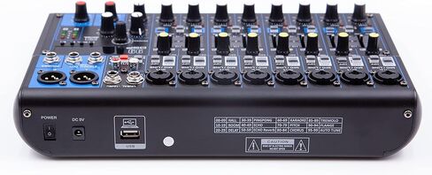 EMB MX12BT 99 DSP 12-Channel Audio Mixer Mixing Console MP3 Sound Desk With Bluetooth in Saudi Arabia