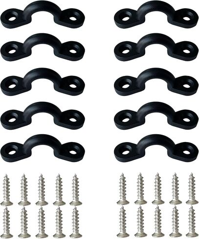 عروة ربط للأسفل من كاياك، ملحقات صيد الأسماك، ملحقات كاياك، 10 قطع مع 20 براغي in Kuwait