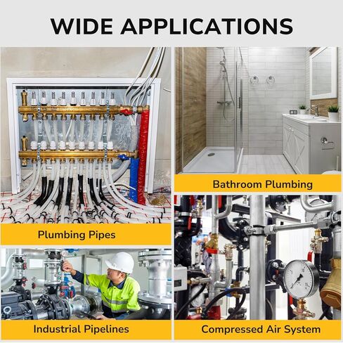 Brass Pipe Fitting, 3/8" NPT Male × 1/2" NPT Female Reducer Adapter, Heavy Duty, Corrosion Resistant Brass Pipe Extension Connectors for Air, Oil, LP and Natural Gas, 1200 PSI Rated (1-Pack) in Kuwait