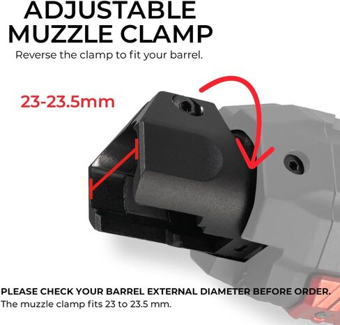 وحدة تتبع بندقية Airsoft من ACETECH Quark R تتوهج في اللون الأخضر الداكن/الأحمر BB تصميم تأثير الإضاءة LED لـ Shotty in Kuwait