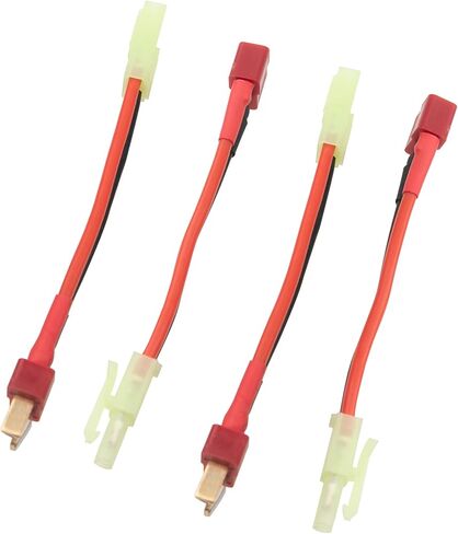 3 أزواج من محول ShareGoo متوافق مع طراز Mini Tamiya (معكوس) إلى محول قابس T مع كابل سلك 8 سم 16AWG لمسدس Airsoft in Saudi Arabia
