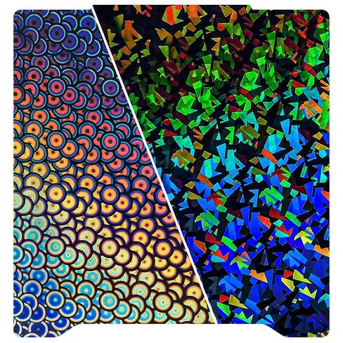 Upgraded 370x370mm Spring Steel Build Plate, Double-Sides Smooth PEC+PEK Sheet Flexible Heated Bed Without Magnetic Base for K2 Plus 3D Printer in Kuwait