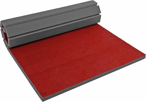FlooringInc's Rollout Carpet Top Cheer Mat, Perfect as a Gymnastics Mat, Tumbling Mat or Portable Cheerleading Gym Mats for Home Workouts and Practice in Saudi Arabia