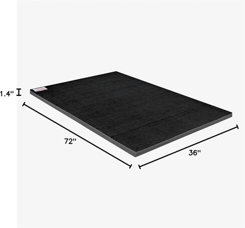 FlooringInc's Rollout Carpet Top Cheer Mat, Perfect as a Gymnastics Mat, Tumbling Mat or Portable Cheerleading Gym Mats for Home Workouts and Practice in Saudi Arabia