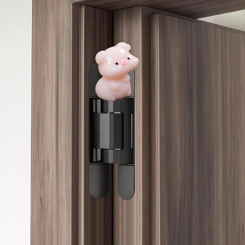 Cute Mini Creative Kiss Face Pig Hinge Heads Decorative Topper Set 6PCS, Home Decoration,Magnetic Hinge Head Toppers Door Hinge in Saudi Arabia