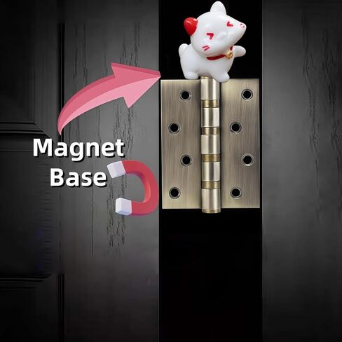 Cute Mini Creative Kiss Face Kitten Hinge Heads Decorative Topper Set 6PCS, Home Decoration,Magnetic Hinge Head Toppers Door Hinge in Saudi Arabia