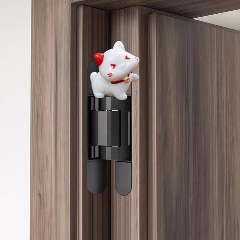 Cute Mini Creative Kiss Face Kitten Hinge Heads Decorative Topper Set 6PCS, Home Decoration,Magnetic Hinge Head Toppers Door Hinge in Saudi Arabia