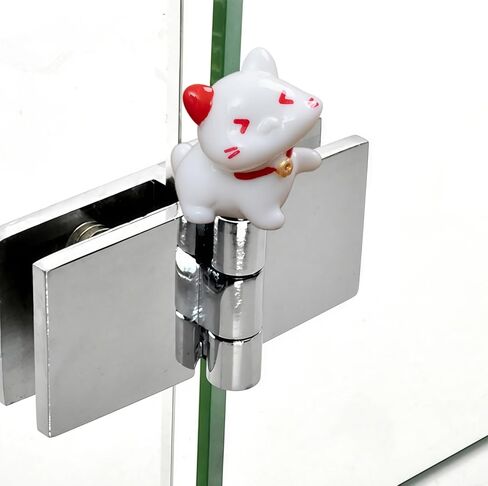 Cute Mini Creative Kiss Face Kitten Hinge Heads Decorative Topper Set 6PCS, Home Decoration,Magnetic Hinge Head Toppers Door Hinge in Saudi Arabia