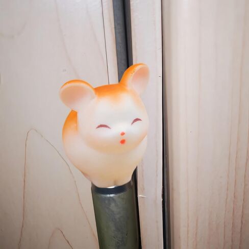 Cute Mini Creative Yellow Flying Hamster, Mouse Hinge Heads Decorative Topper Set 3PCS, Home Decoration,Magnetic Hinge Head Toppers Door Hinge in Saudi Arabia