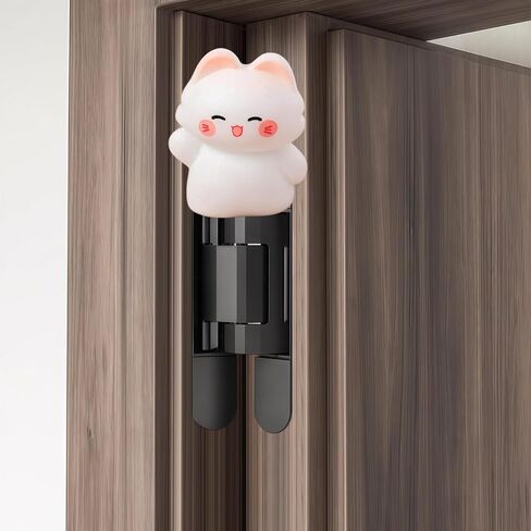 Cute Mini Creative Kitten,Cat Hinge Heads Decorative Topper Set 6PCS, Home Decoration,Magnetic Hinge Head Toppers Door Hinge in Saudi Arabia