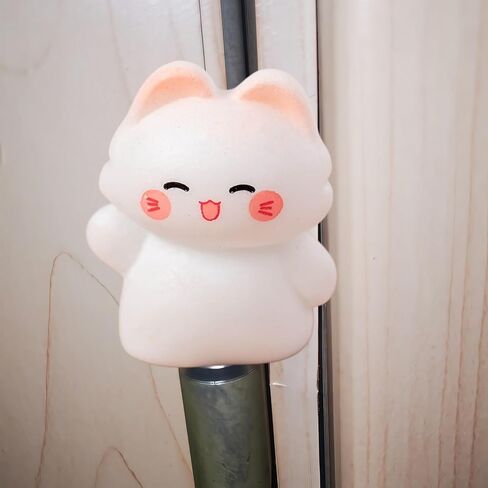 Cute Mini Creative Kitten,Cat Hinge Heads Decorative Topper Set 6PCS, Home Decoration,Magnetic Hinge Head Toppers Door Hinge in Saudi Arabia