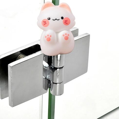 Cute Mini Creative Kitten,Cat Hinge Heads Decorative Topper Set 6PCS, Home Decoration,Magnetic Hinge Head Toppers Door Hinge in Saudi Arabia