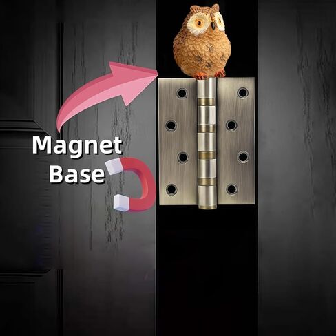Cute Mini Creative Brown, Owl Hinge Heads Decorative Topper Set 3PCS, Home Decoration,Magnetic Hinge Head Toppers Door Hinge in Saudi Arabia